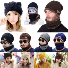 Baseball Hats For Mujer Winter NEW Horns Knitted Cat Devil Beanie Braided Cap  eb-09061003